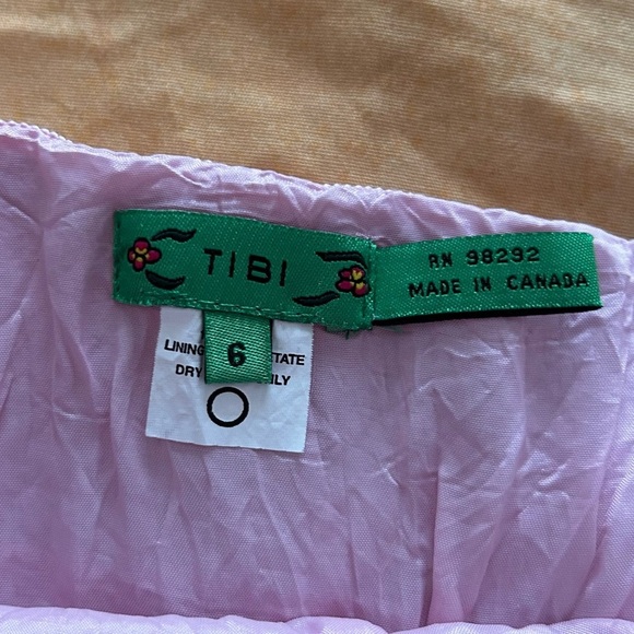 Tibi vintage wool pink checkered mini skirt - Picture 5 of 6